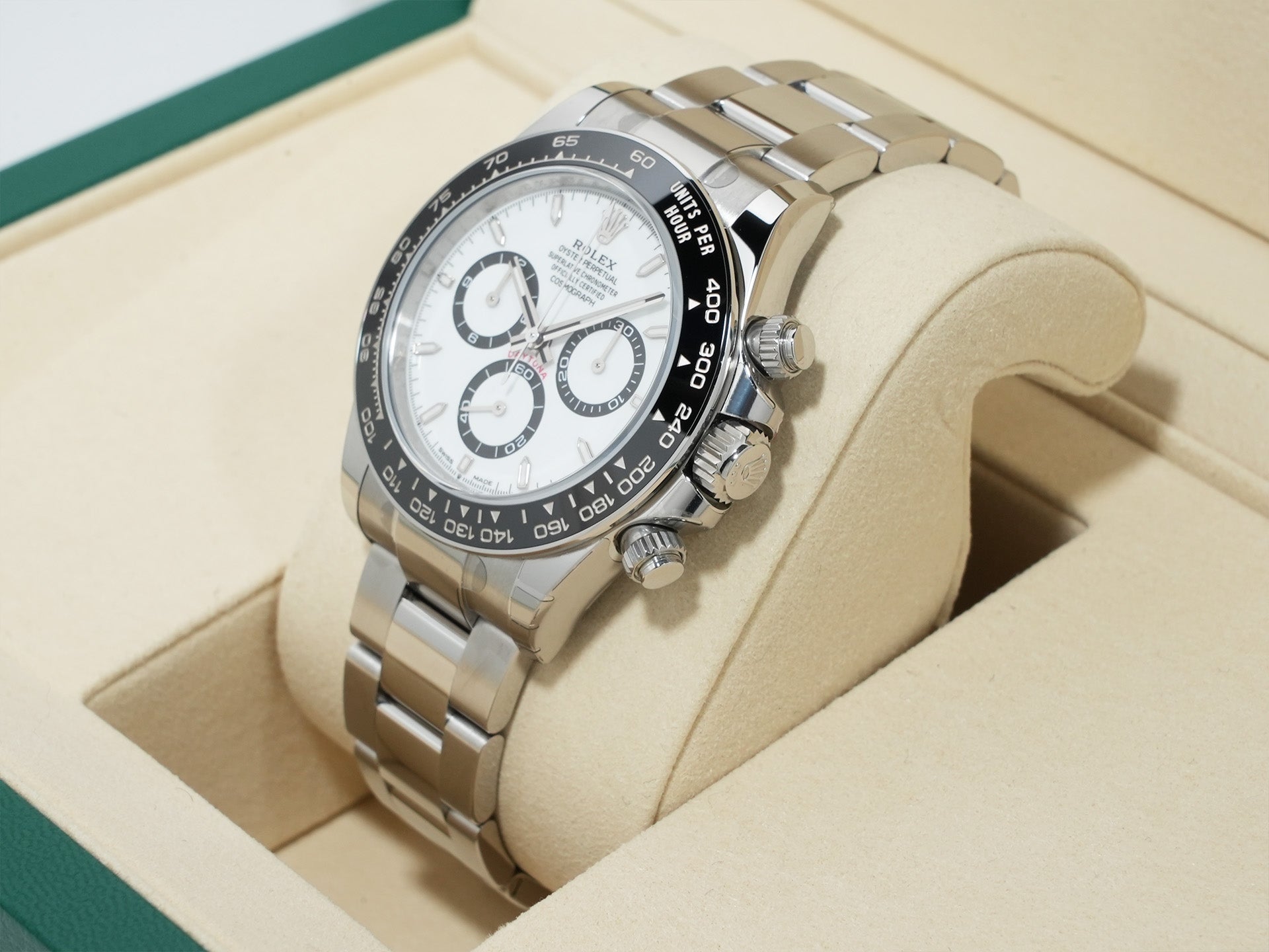 ロレックス デイトナ Ref.126500LN ステンレススチール ホワイト文字盤 極美品 atq422xm