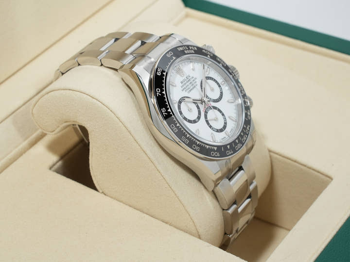 ロレックス デイトナ Ref.126500LN ステンレススチール ホワイト文字盤 極美品 atq422xm