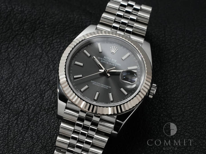 Rolex Datejust 41 Ref. 126334 Stainless Steel/White Gold Slate Dial Jubilee Bracelet Excellent Condition twhkk3u9