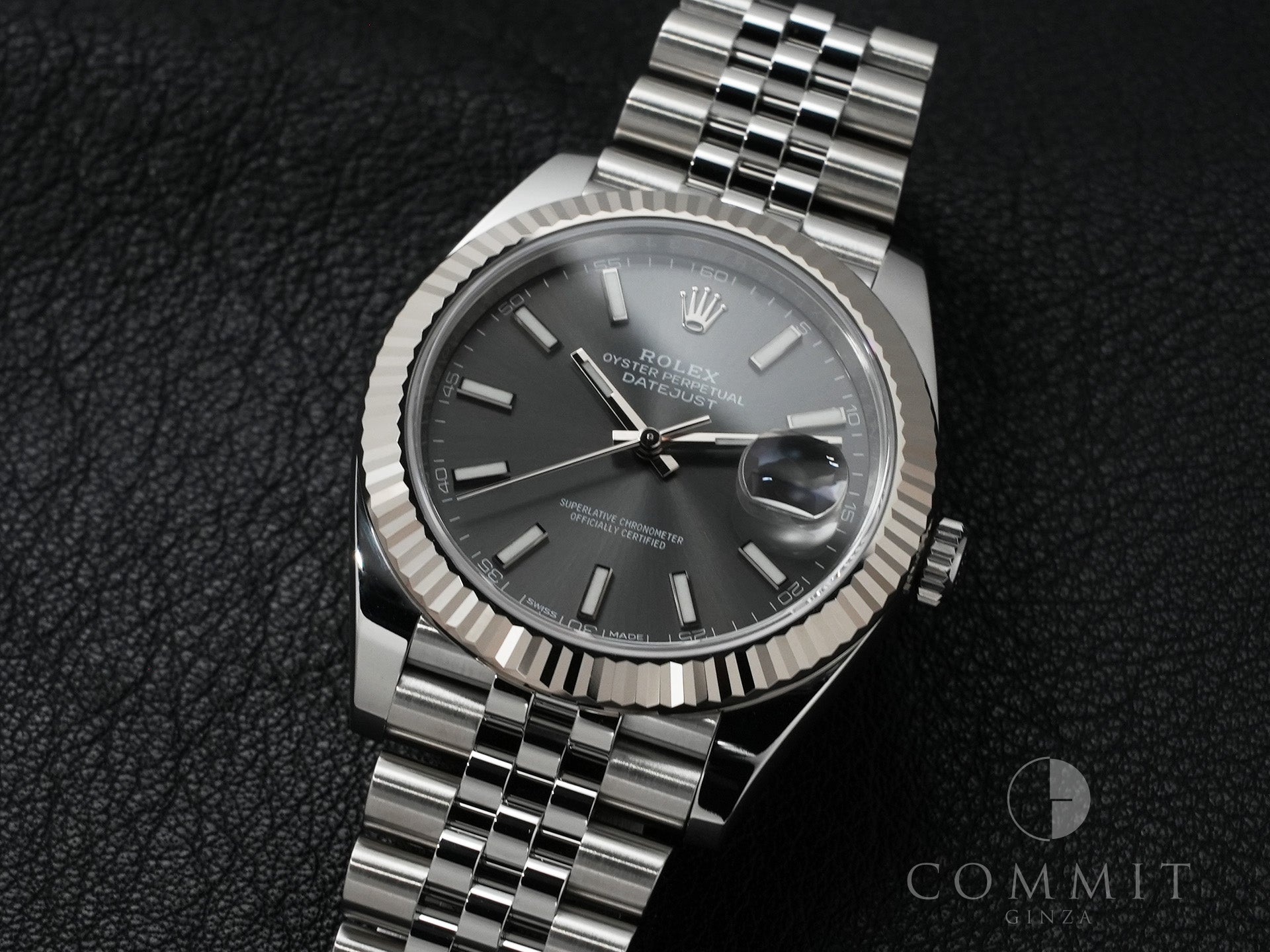 Rolex Datejust 41 Ref. 126334 Stainless Steel/White Gold Slate Dial Jubilee Bracelet Excellent Condition twhkk3u9