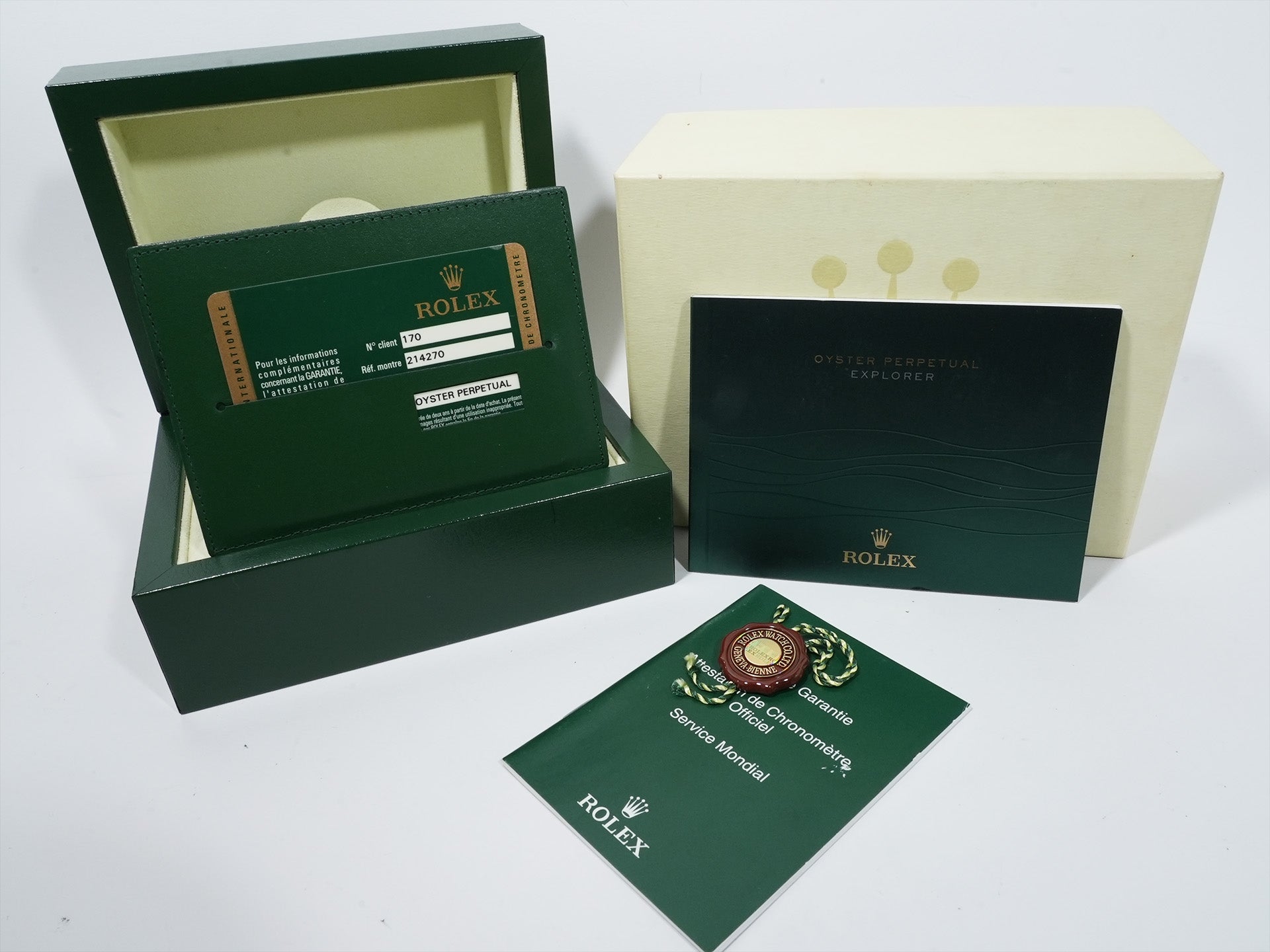 ロレックス エクスプローラーI Ref.214270 ステンレススチール ブラック文字盤 オイスターブレスレット 美品 efxwj8tp