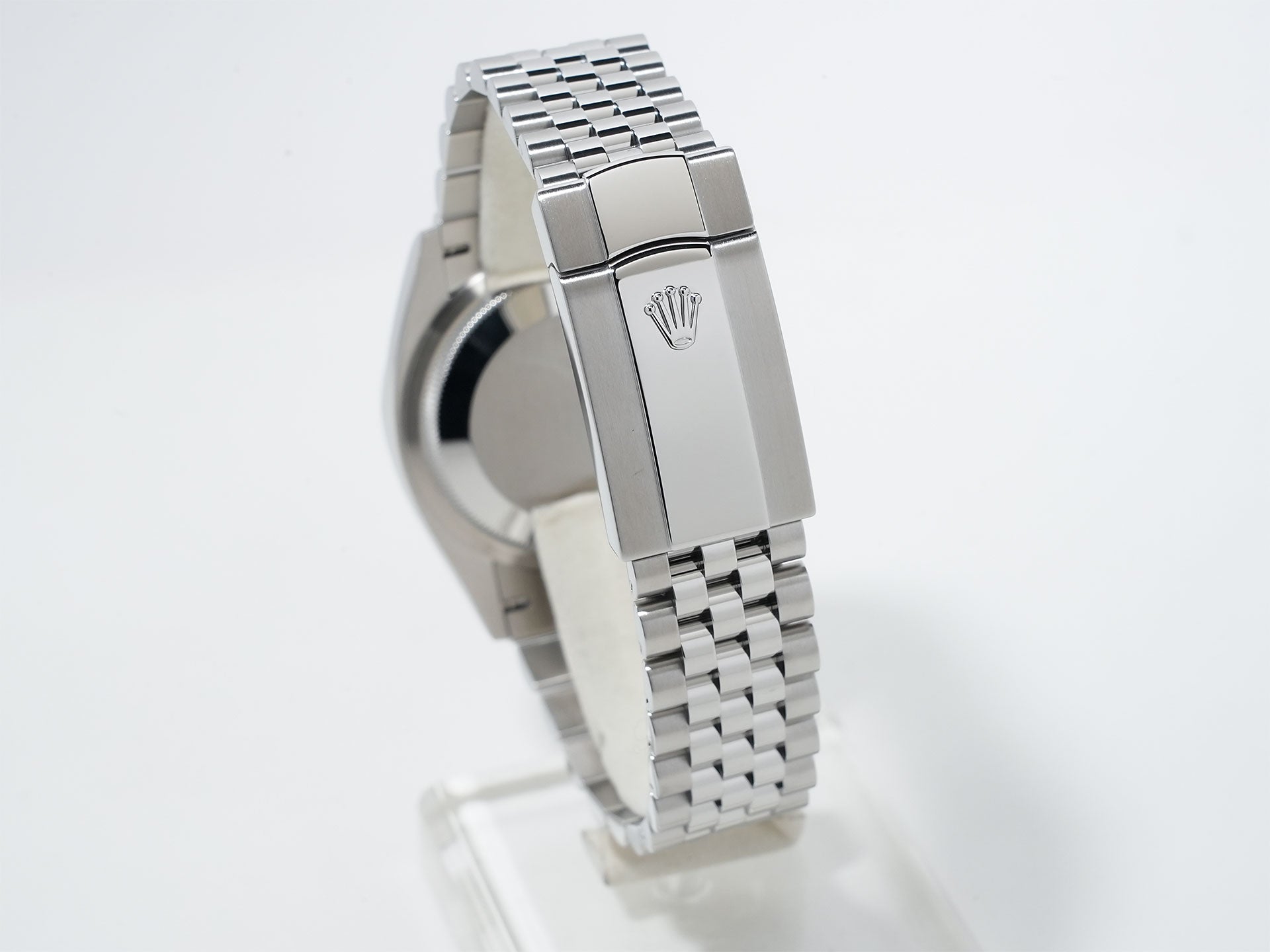 ロレックス デイトジャスト36 Ref.126234 ステンレススチール/ホワイトゴールド ブラック文字盤 ジュビリーブレスレット 美中古 p6yrec2n