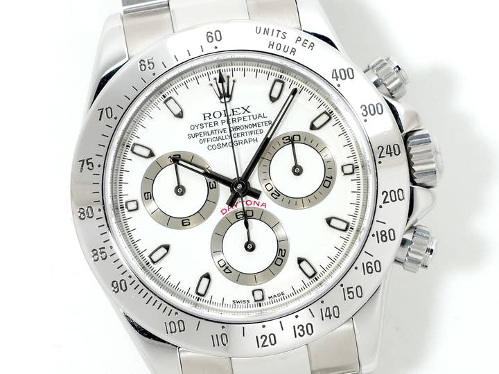 ロレックス デイトナ Ref.116520 ステンレススチール アイボリー文字盤 中古 2fpvp8vh