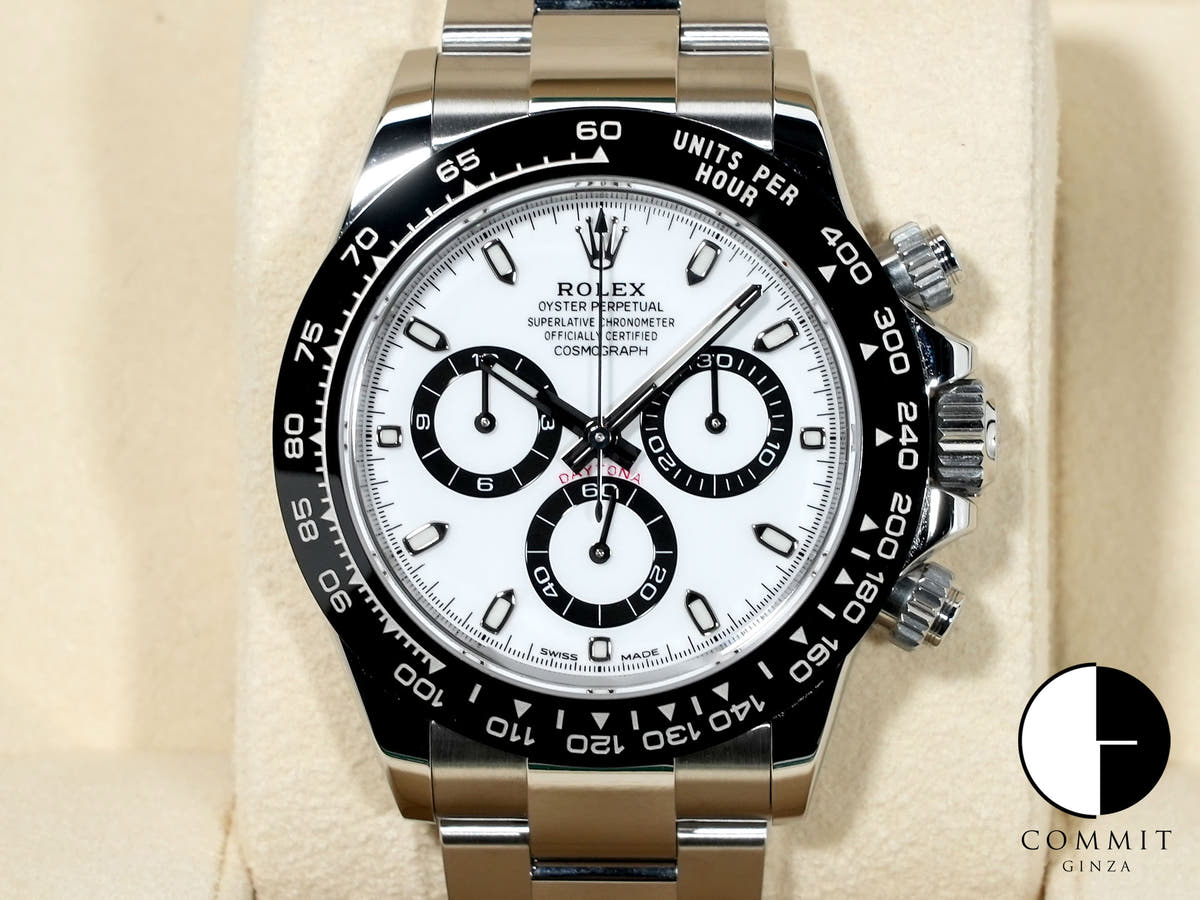 ロレックス デイトナ Ref.116500LN ステンレススチール ホワイト文字盤 中古 gcpp2ocn