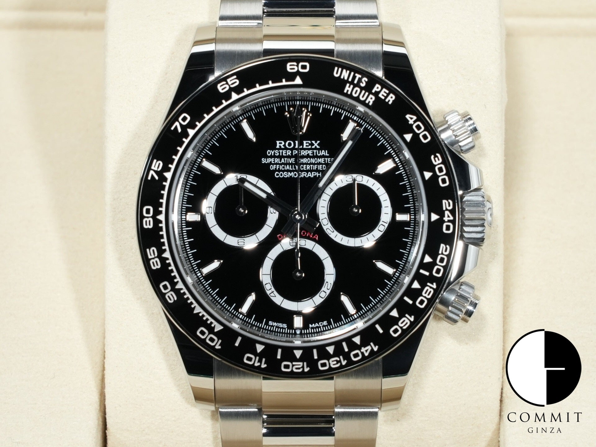 Rolex Daytona Ref. 126500LN Stainless Steel Black Dial Unused 8vbe3a7o