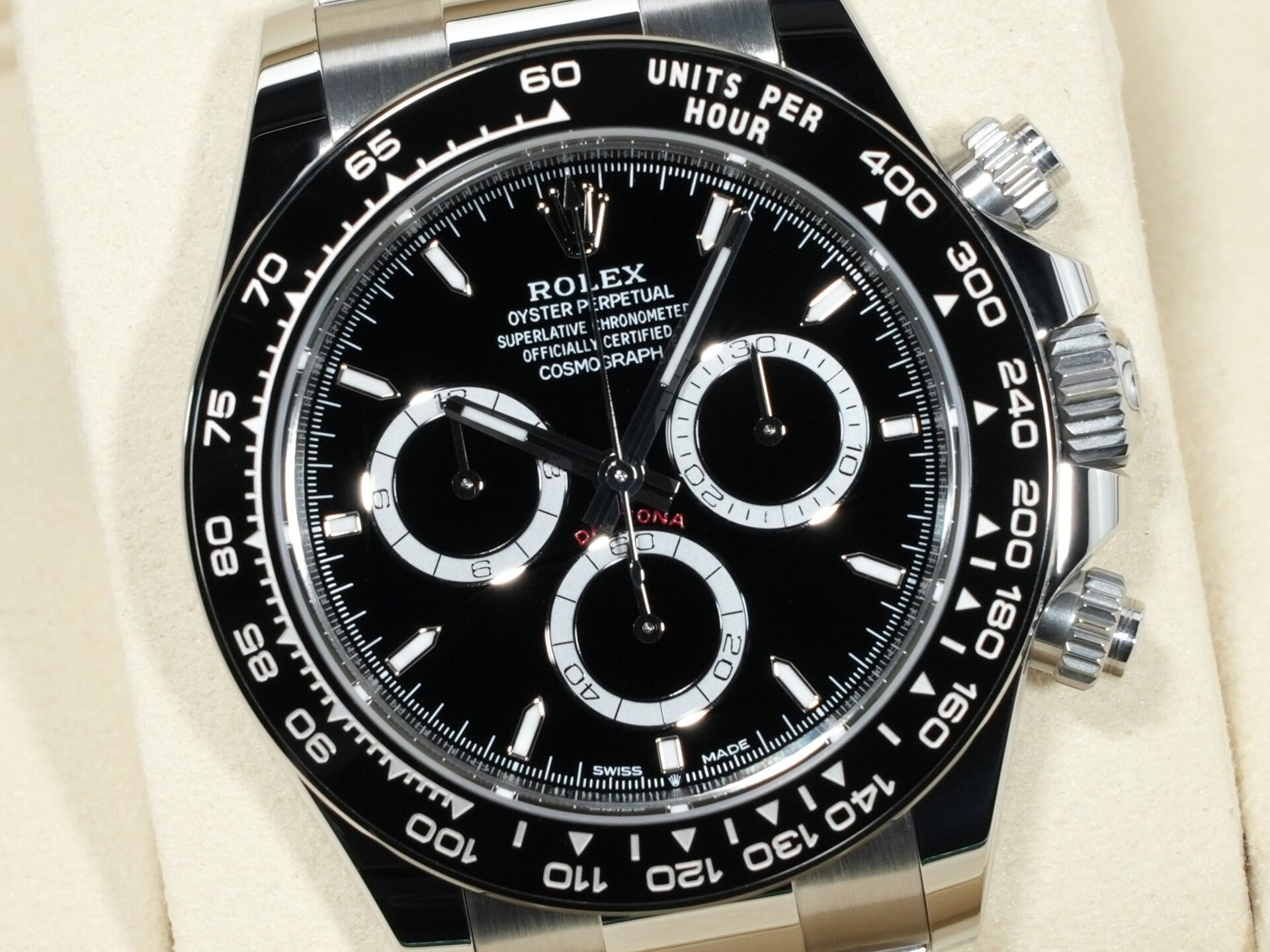 Rolex Daytona Ref. 126500LN Stainless Steel Black Dial Unused 8vbe3a7o