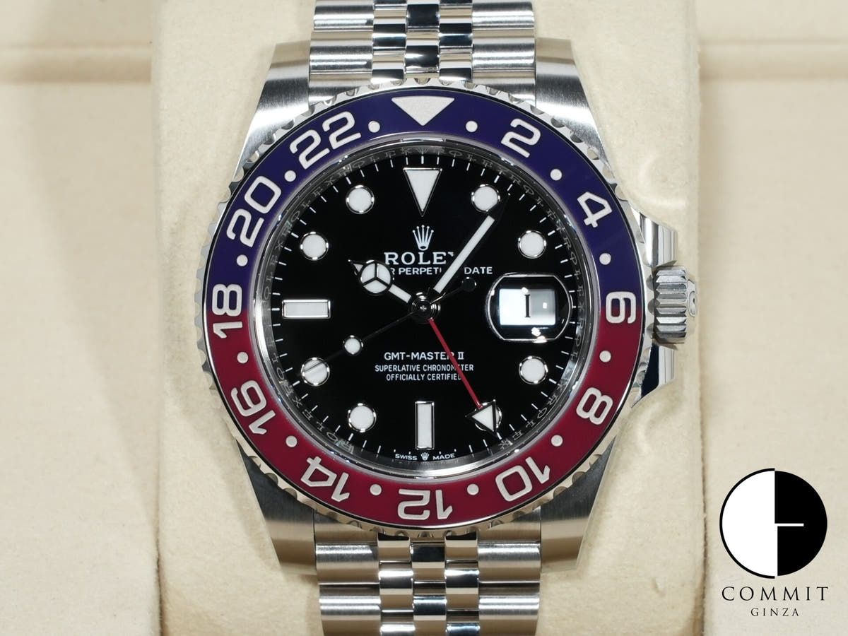 Rolex GMT-Master II Ref. 126710BLRO Stainless Steel with Black Dial and Jubilee Bracelet, Unused (q5ymyjsb)