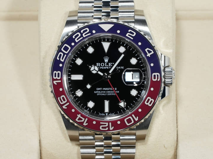 Rolex GMT-Master II Ref. 126710BLRO Stainless Steel with Black Dial and Jubilee Bracelet, Unused (q5ymyjsb)