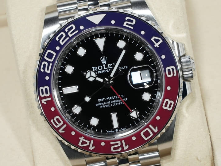Rolex GMT-Master II Ref. 126710BLRO Stainless Steel with Black Dial and Jubilee Bracelet, Unused (q5ymyjsb)
