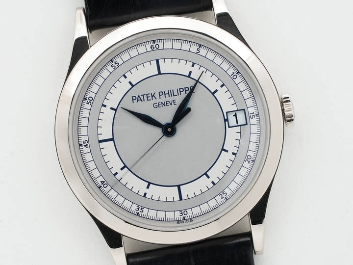 Patek Philippe Calatrava Ref. 5296G-001 White Gold Silver Dial Pre-owned urqny6ti