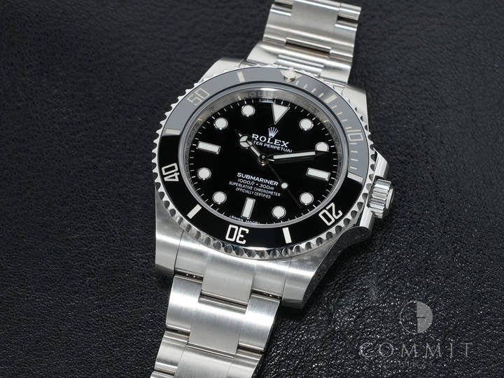 Rolex Submariner No Date Ref. 114060 Stainless Steel Black Dial Pre-owned s7se2ivf