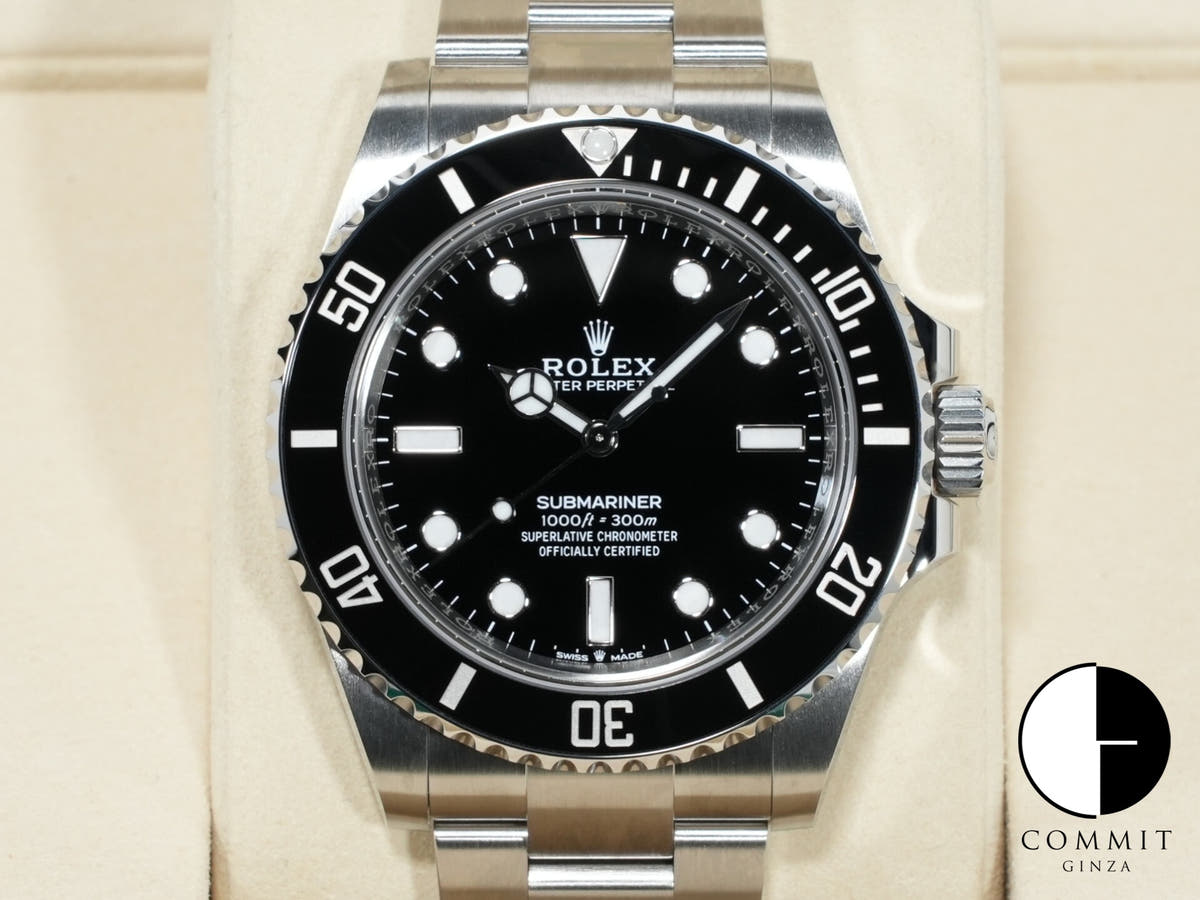 Rolex Submariner No Date Ref. 124060 Stainless Steel Black Dial Unused psys3r63