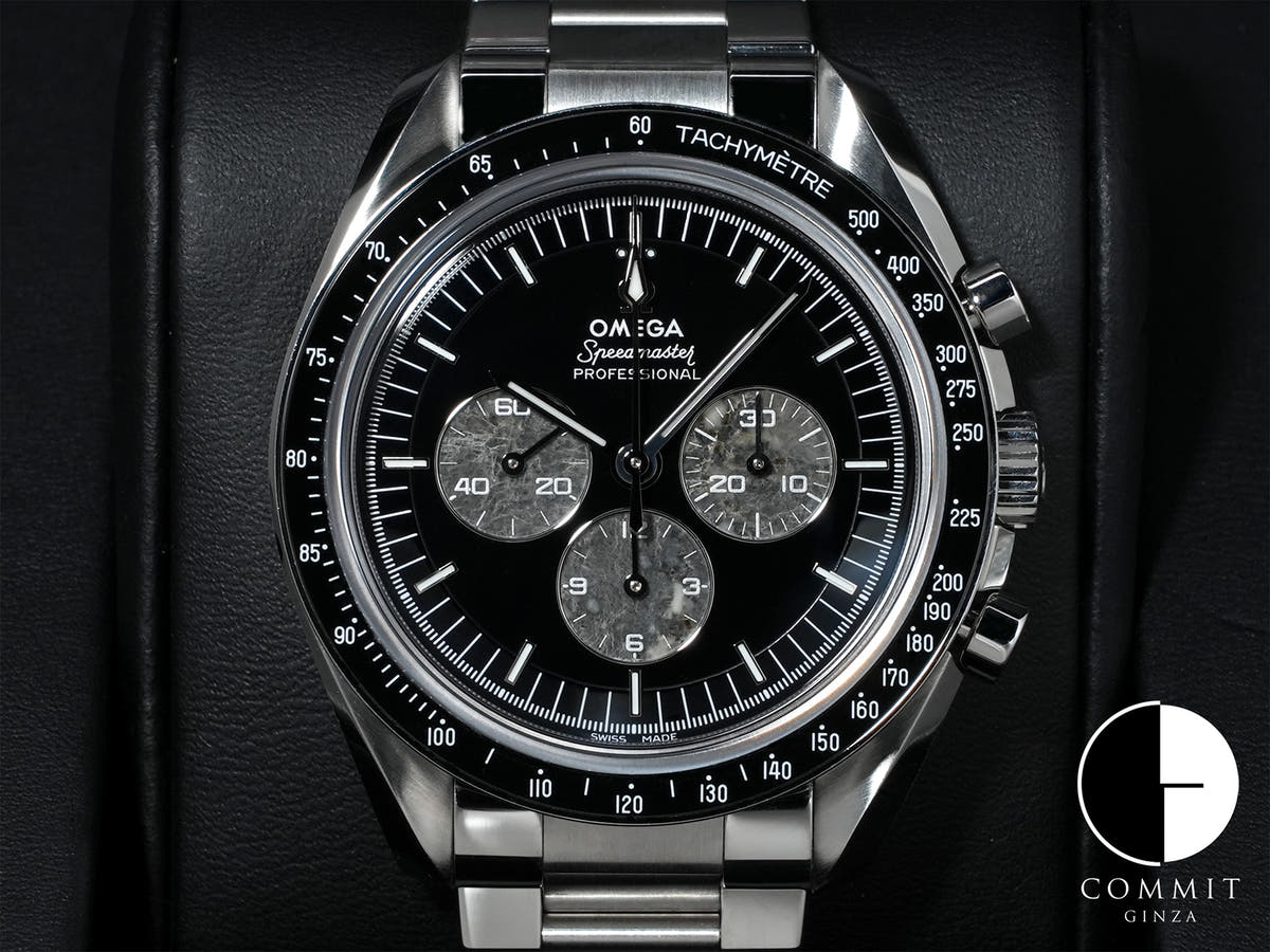 オメガ スピードマスター キャリバー321 プロフェッショナル クロノグラフ 42 MM Ref.311.93.42.30.99.001 プラチナ ブラック文字盤 美中古 ocpeekpi