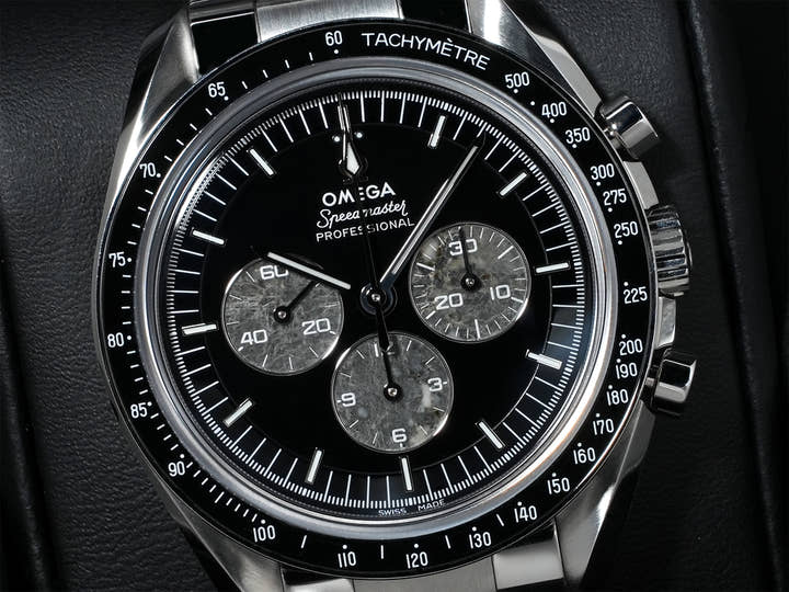 オメガ スピードマスター キャリバー321 プロフェッショナル クロノグラフ 42 MM Ref.311.93.42.30.99.001 プラチナ ブラック文字盤 美中古 ocpeekpi