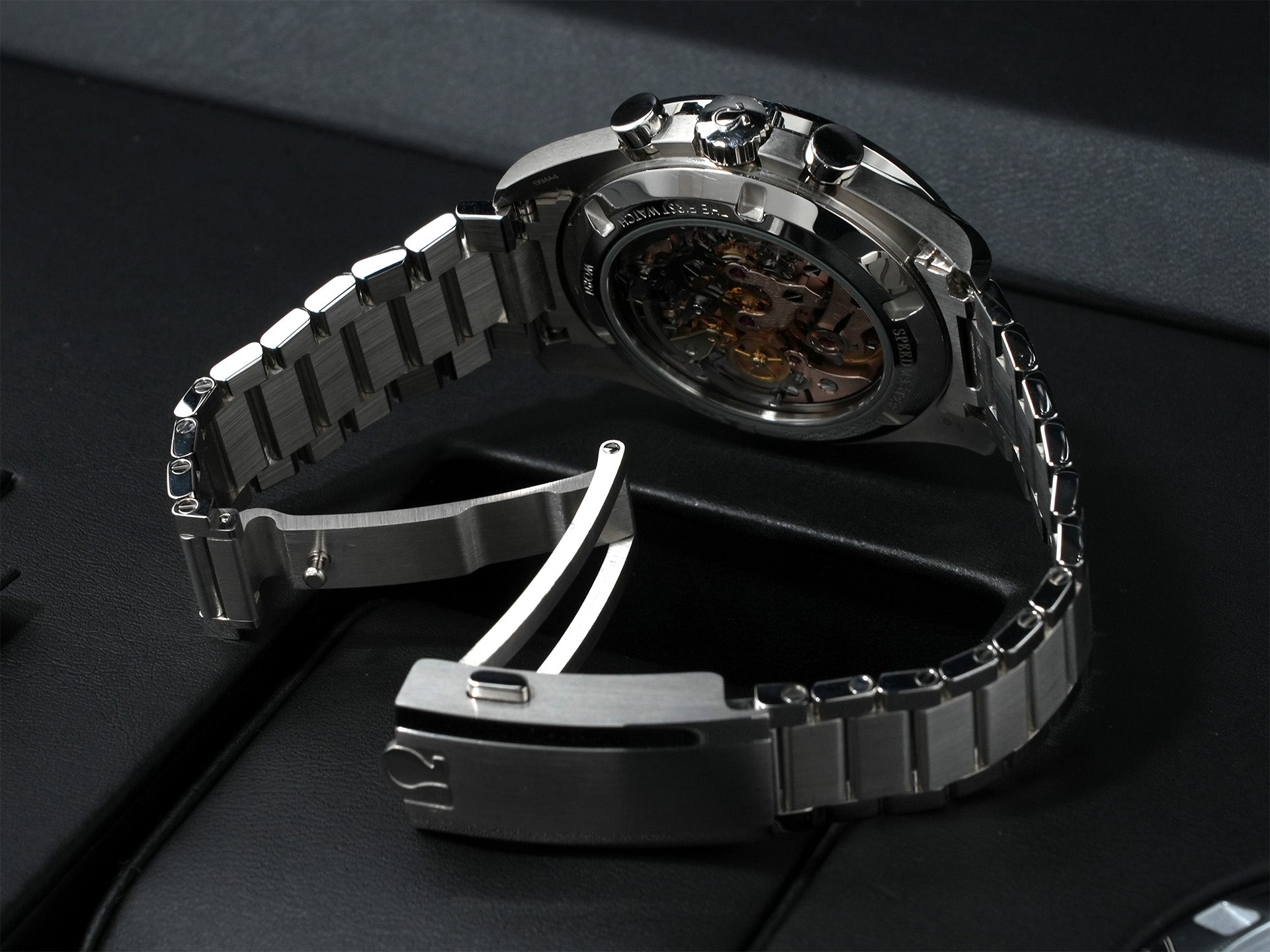 オメガ スピードマスター キャリバー321 プロフェッショナル クロノグラフ 42 MM Ref.311.93.42.30.99.001 プラチナ ブラック文字盤 美中古 ocpeekpi