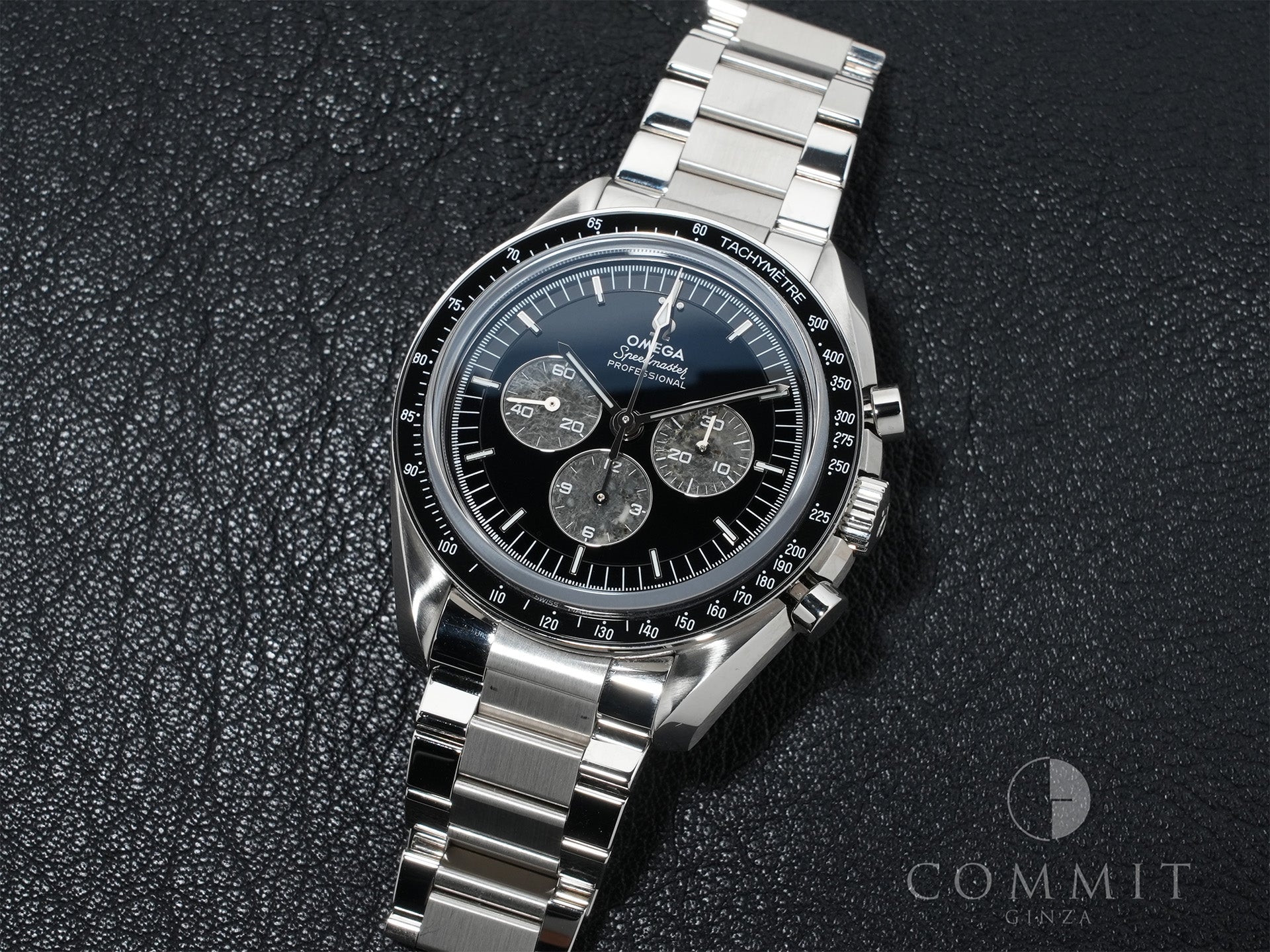 オメガ スピードマスター キャリバー321 プロフェッショナル クロノグラフ 42 MM Ref.311.93.42.30.99.001 プラチナ ブラック文字盤 美中古 ocpeekpi