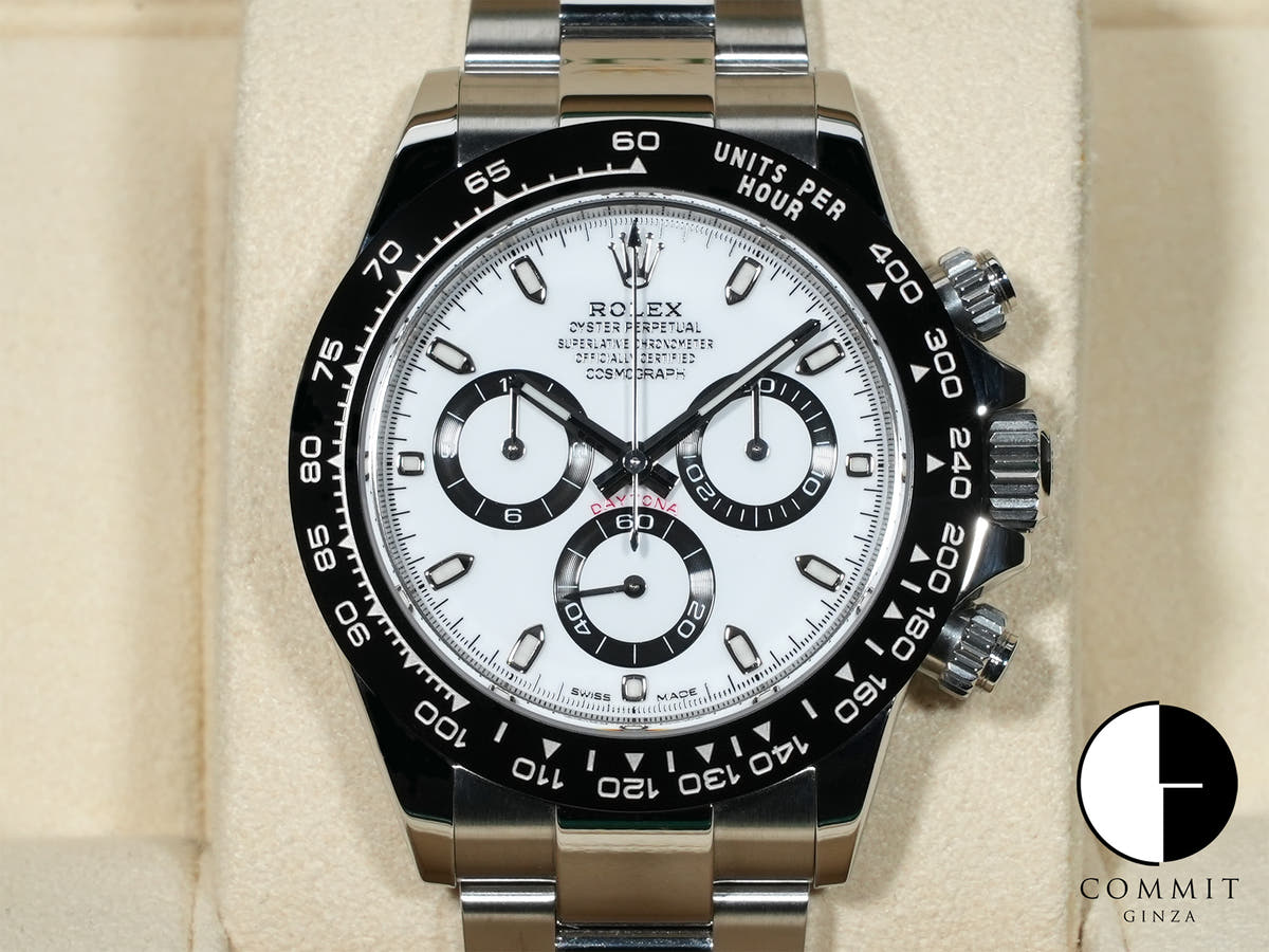 ロレックス デイトナ Ref.116500LN ステンレススチール ホワイト文字盤 極美品 txa8rmr2