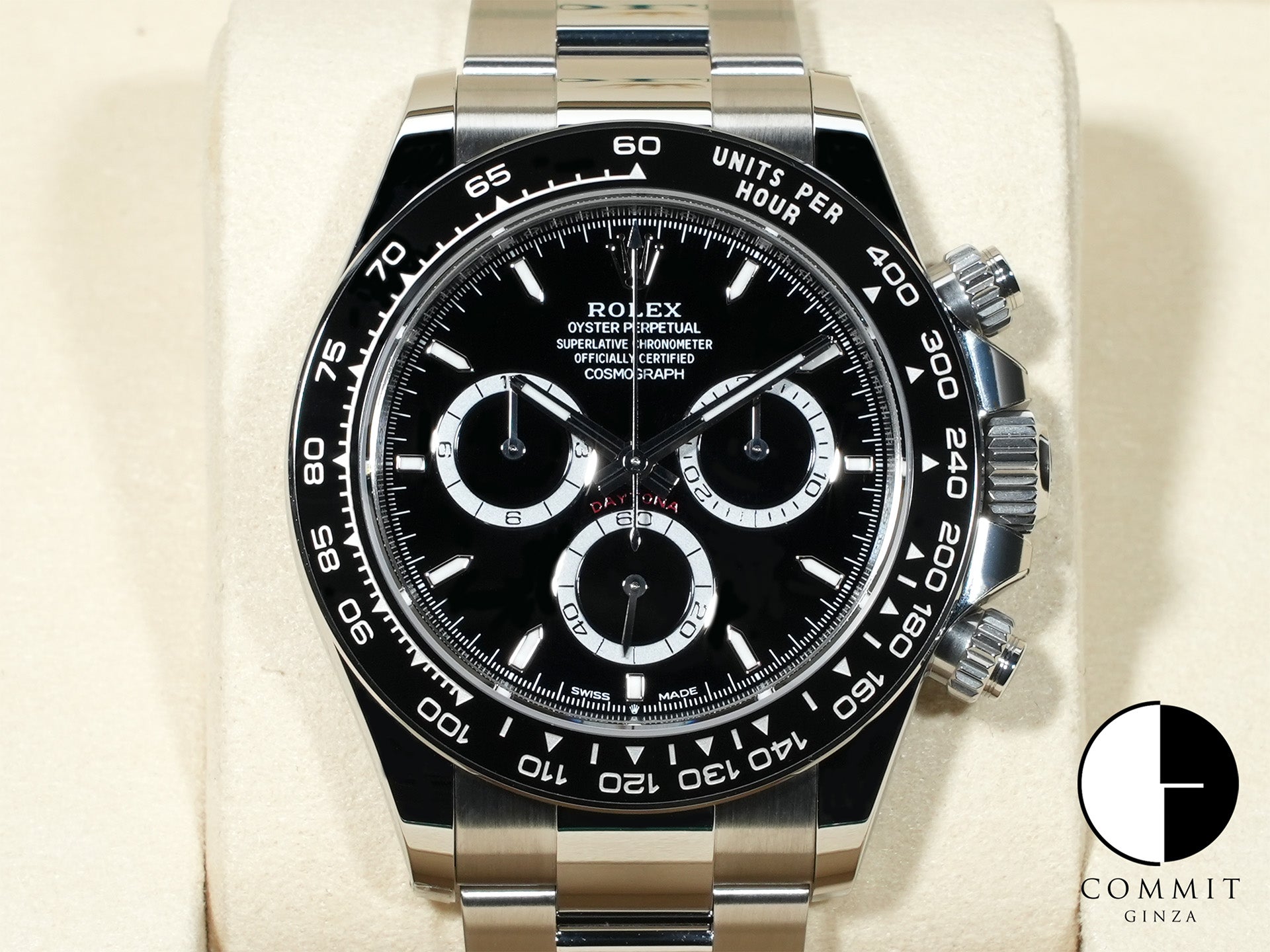 ロレックス デイトナ Ref.126500LN ステンレススチール ブラック文字盤 未使用 rp7c2sai