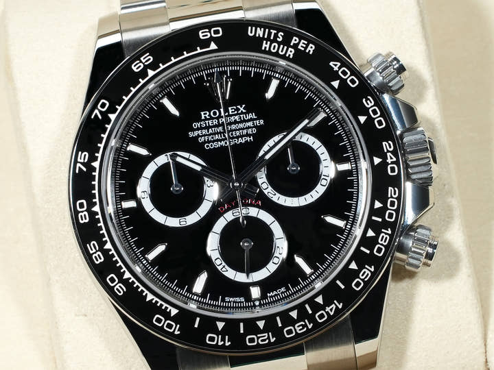 ロレックス デイトナ Ref.126500LN ステンレススチール ブラック文字盤 未使用 rp7c2sai