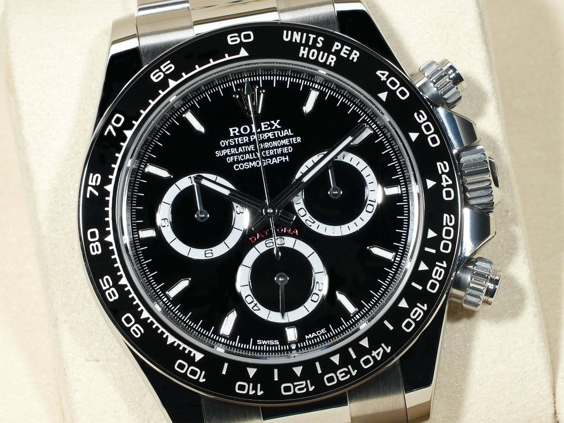 ロレックス デイトナ Ref.126500LN ステンレススチール ブラック文字盤 未使用 rp7c2sai