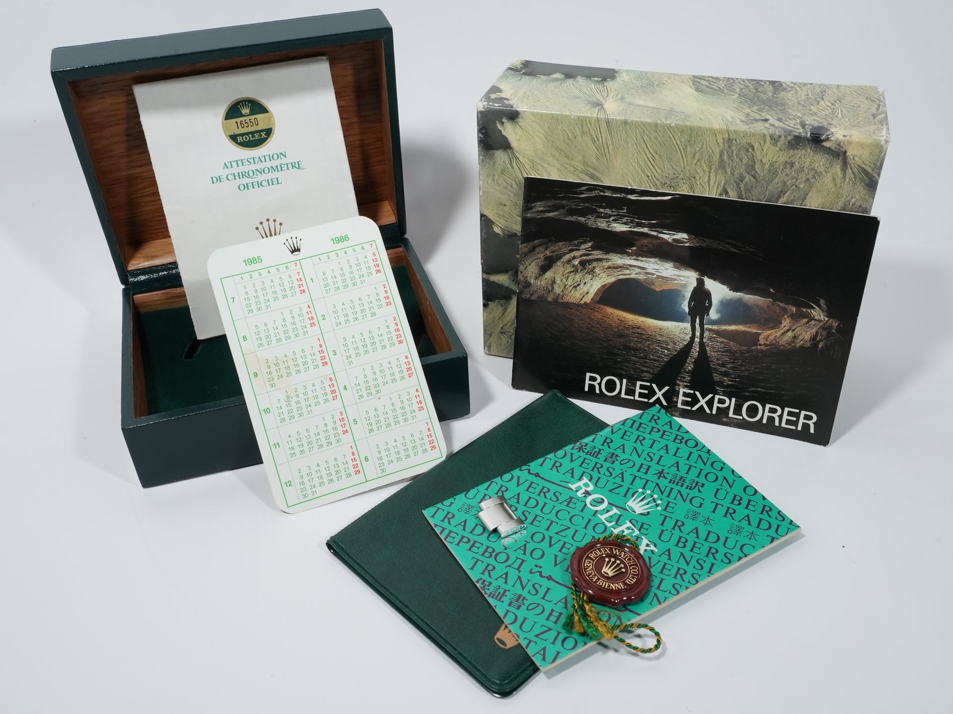 ロレックス エクスプローラーII Ref.16550 ステンレススチール アイボリー文字盤 オイスターブレスレット 中古 vu5pjx2g