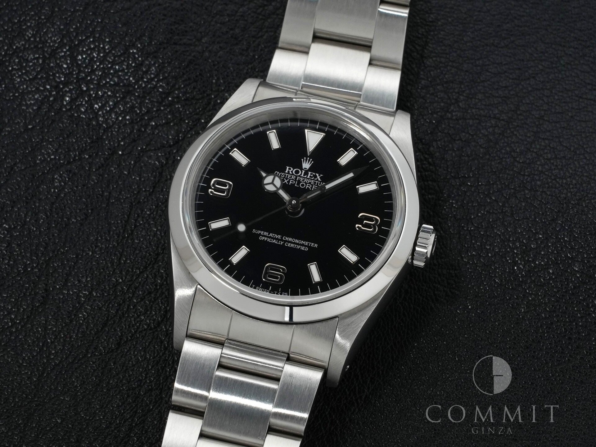 ロレックス エクスプローラーI Ref.14270 ステンレススチール ブラック文字盤 オイスターブレスレット 中古 bn3od3nu