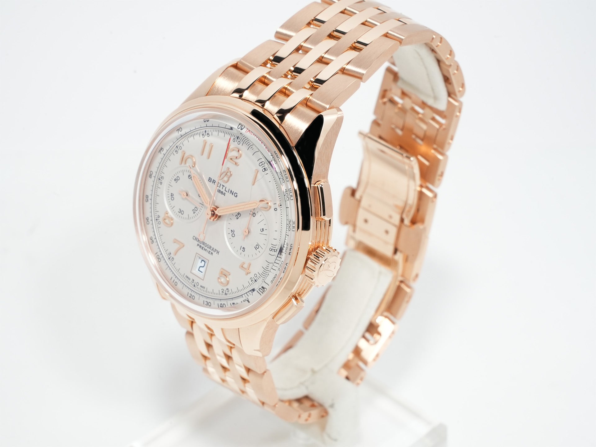 ブライトリング プレミエ B01 クロノグラフ 42 Ref.RB0145371G1R1 レッドゴールド シルバー文字盤 未使用 gczyq6bc