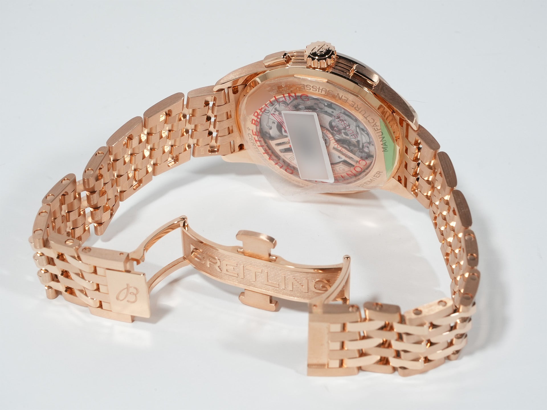 ブライトリング プレミエ B01 クロノグラフ 42 Ref.RB0145371G1R1 レッドゴールド シルバー文字盤 未使用 gczyq6bc