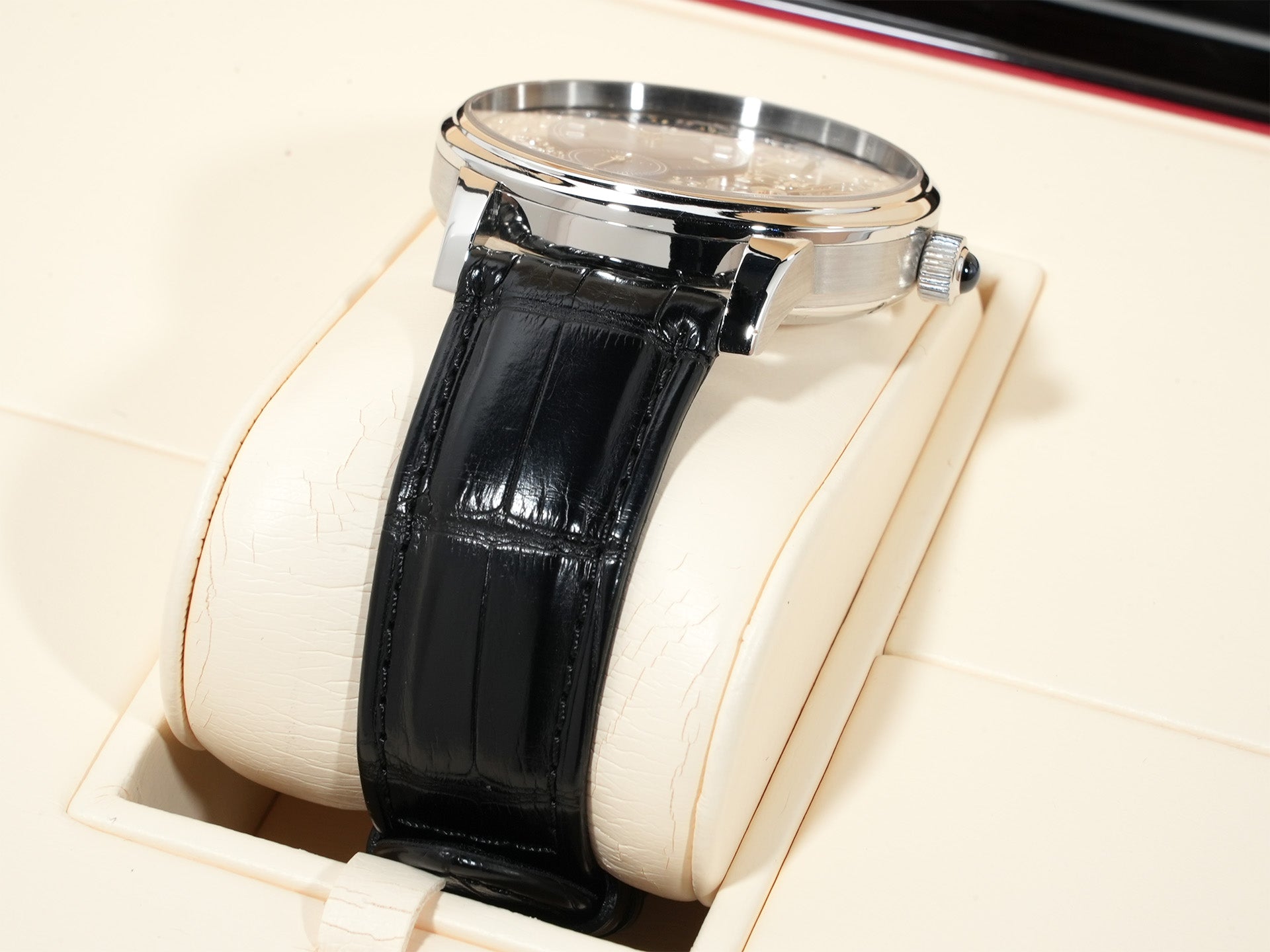 グラスヒュッテオリジナル パノインバース リミテッドエディション Ref.1-66-08-01-03-50 プラチナ シルバー文字盤 中古 gpqrgka3