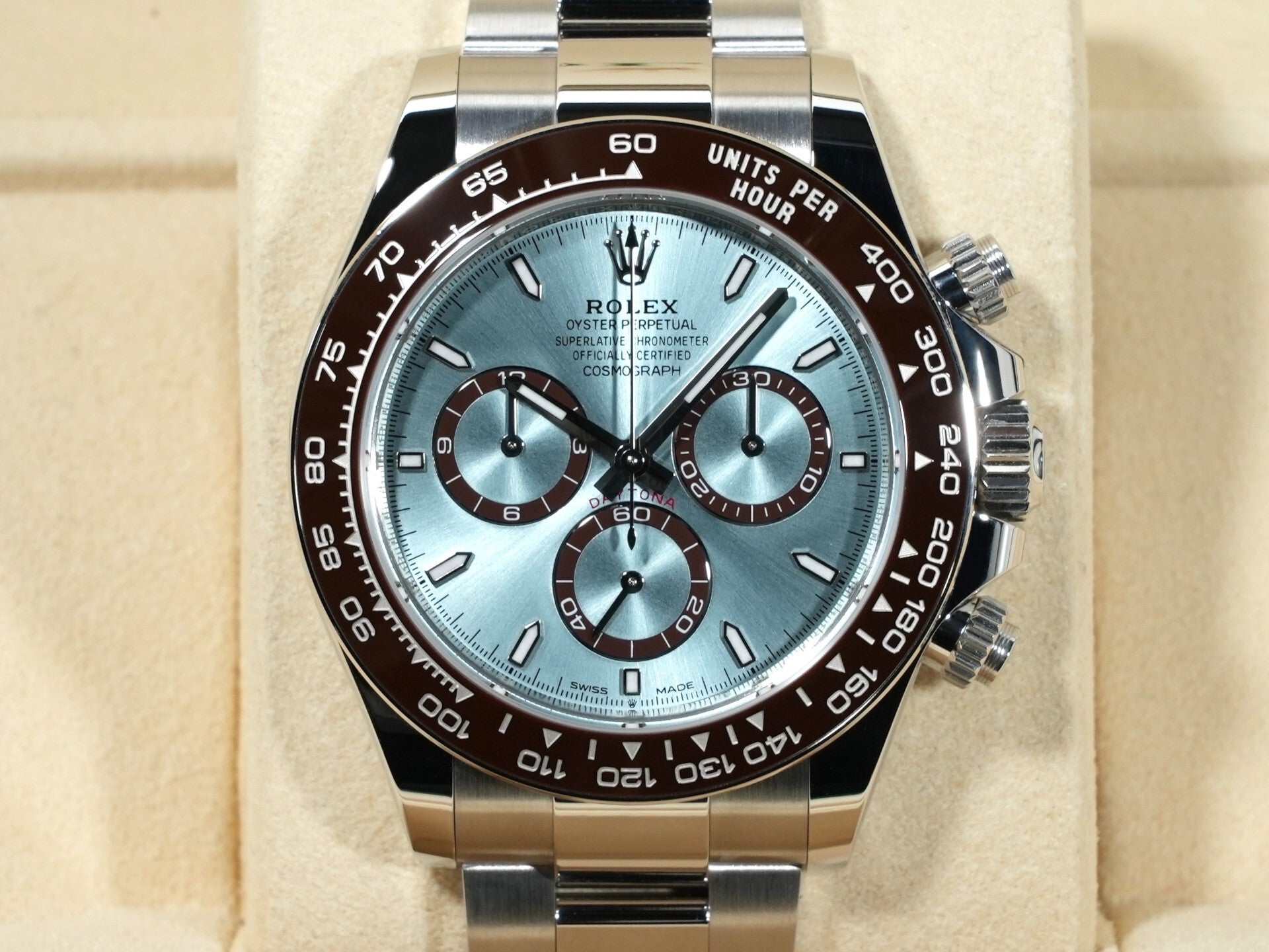 ロレックス デイトナ Ref.126506 プラチナ アイスブルー文字盤 未使用 p2mrufkp