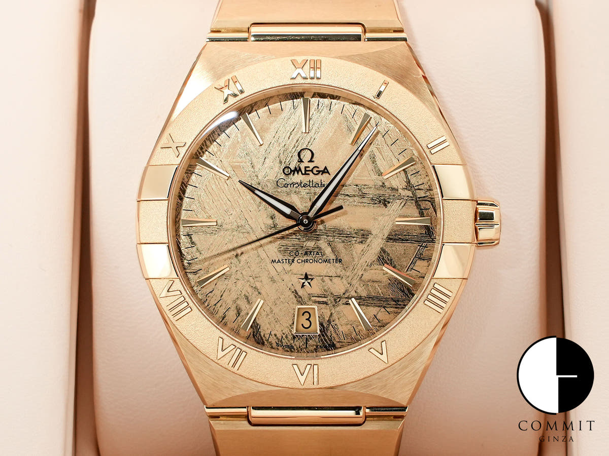 オメガ コンステレーション Ref.131.50.41.21.99.001 ムーンシャインゴールド メテオライト文字盤 中古 h7zyrm4t