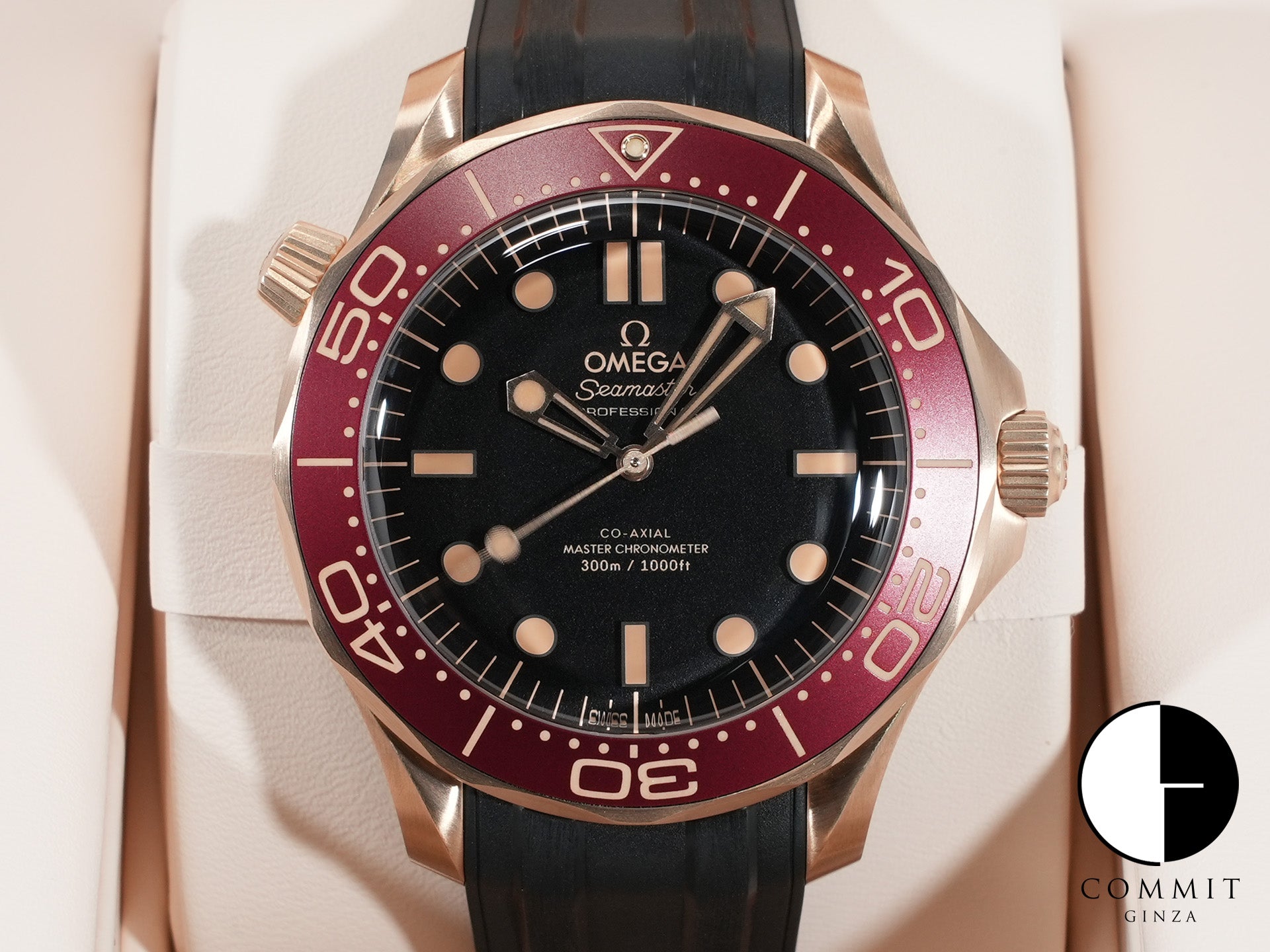 オメガ シーマスター ダイバー 300M Ref.210.92.42.20.01.003 ブロンズゴールド ブラック文字盤 未使用 6zfuniht