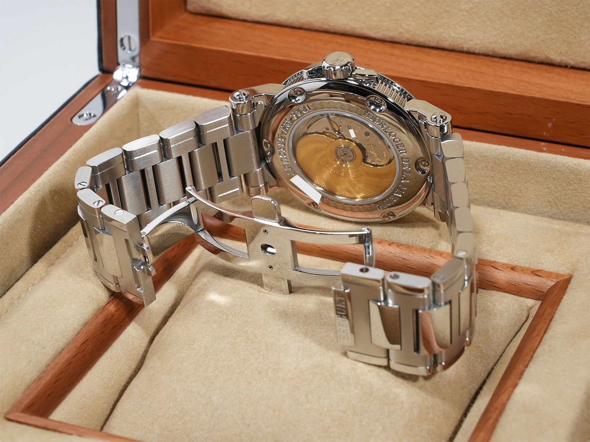 ブレゲ マリーンⅡ ラージデイト Ref.5817ST/12/5V8 ステンレススチール シルバー文字盤 中古 j8f9shhb