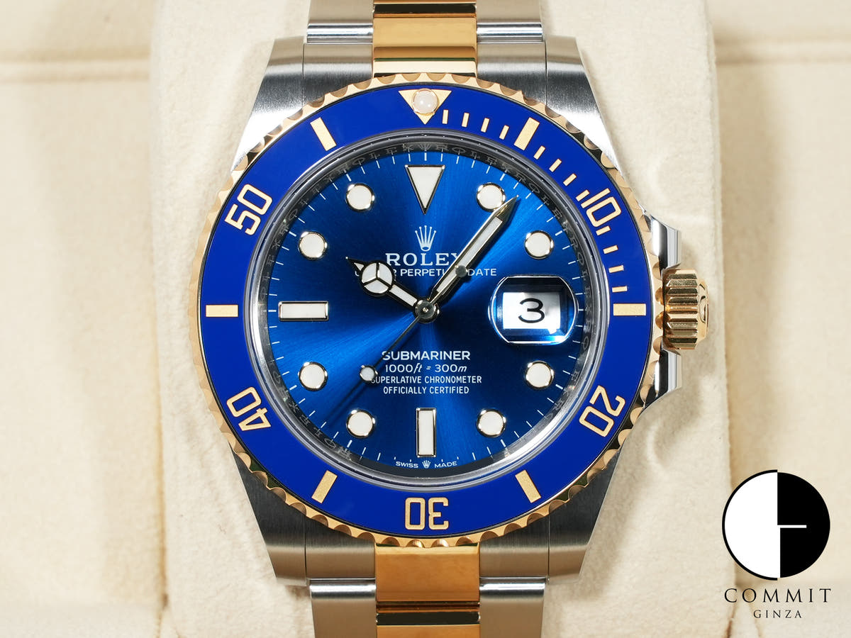 ロレックス サブマリーナー デイト Ref.126613LB ステンレススチール/イエローゴールド ブルー文字盤 未使用 sypuv454