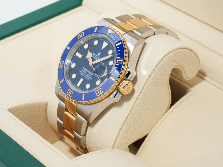 ロレックス サブマリーナー デイト Ref.126613LB ステンレススチール/イエローゴールド ブルー文字盤 未使用 sypuv454