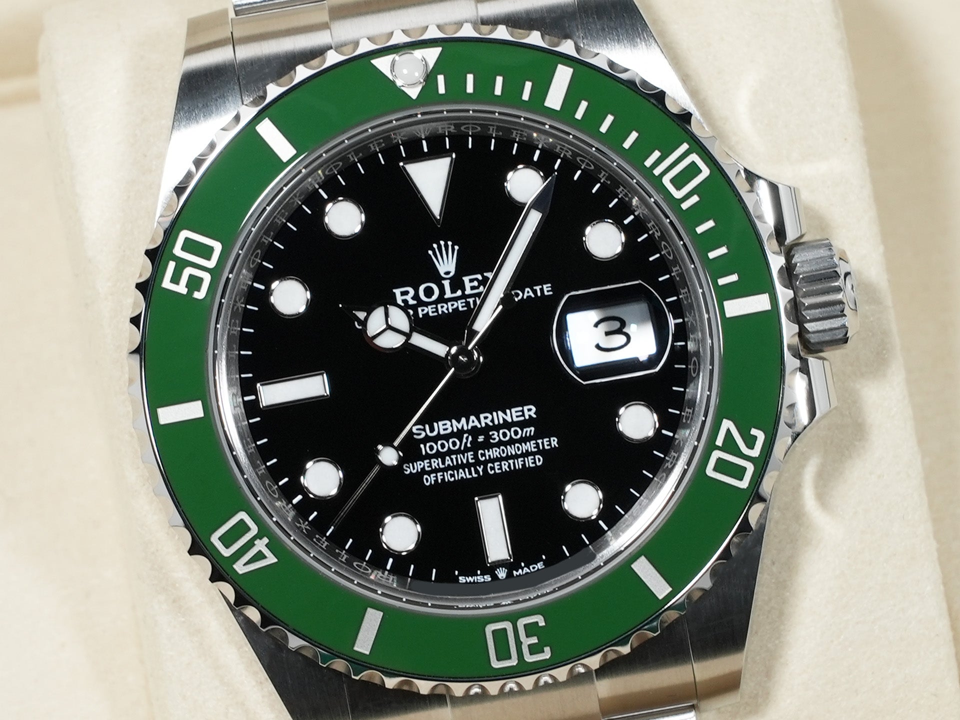 ロレックス サブマリーナー デイト Ref.126610LV ステンレススチール ブラック文字盤 未使用 4hzomc2a