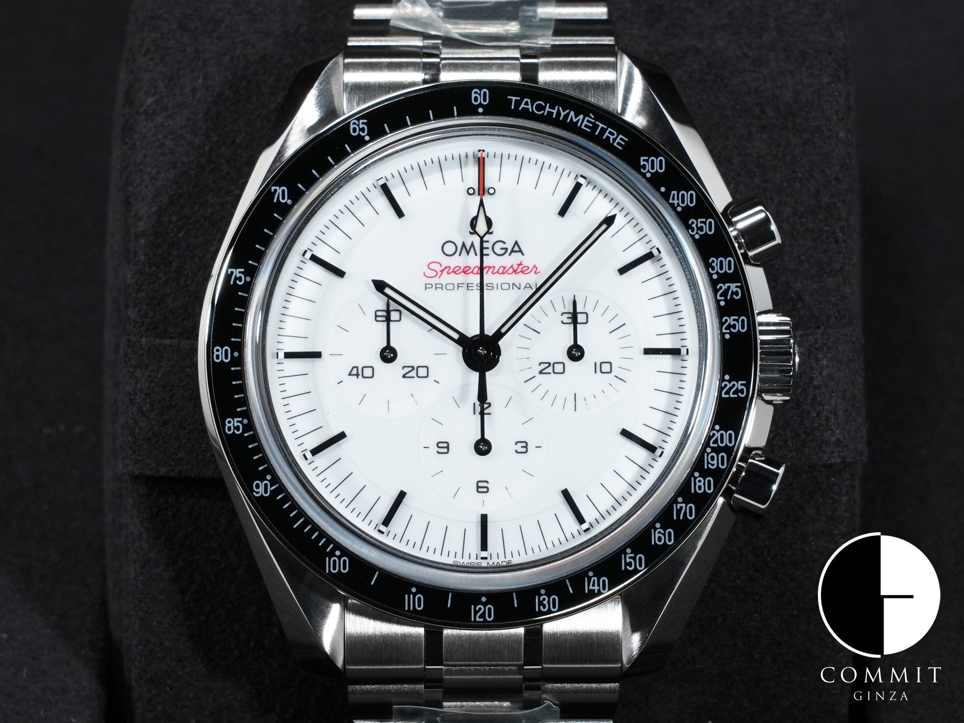 オメガ スピードマスター ムーンウォッチ プロフェッショナル Ref.310.30.42.50.04.001 ステンレス ホワイト文字盤 未使用 4bgs2nz3