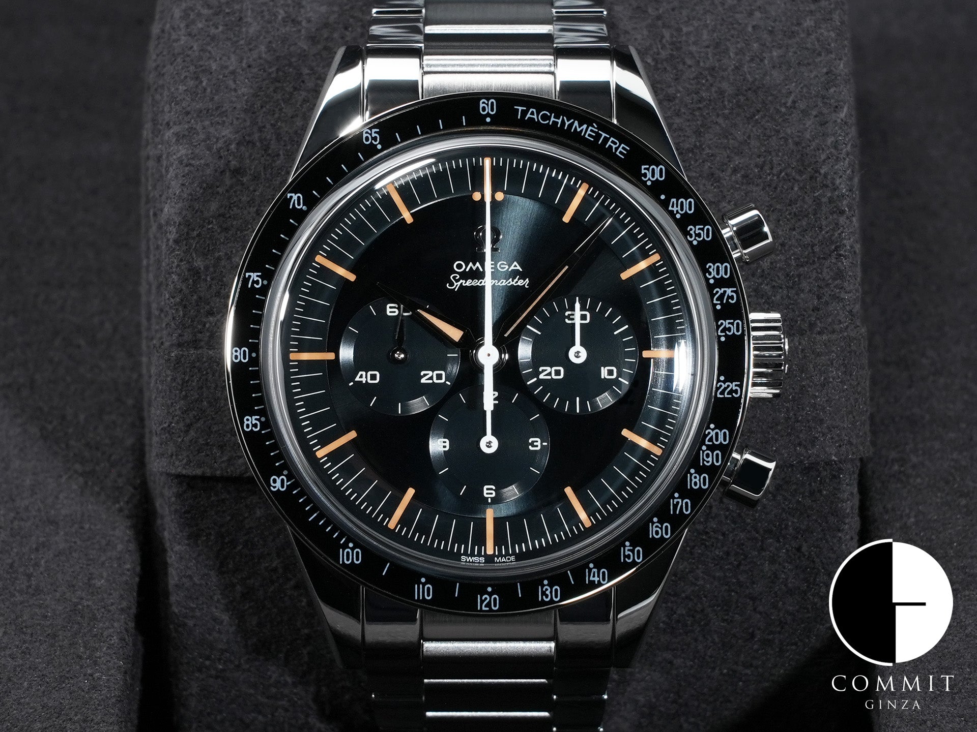 オメガ スピードマスター ファースト オメガ イン スペー﻿ス Ref.310.30.40.50.06.001 ステンレススチール ブルーグレー文字盤 未使用 twfca2ef