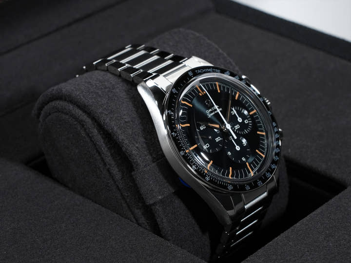 オメガ スピードマスター ファースト オメガ イン スペー﻿ス Ref.310.30.40.50.06.001 ステンレススチール ブルーグレー文字盤 未使用 twfca2ef