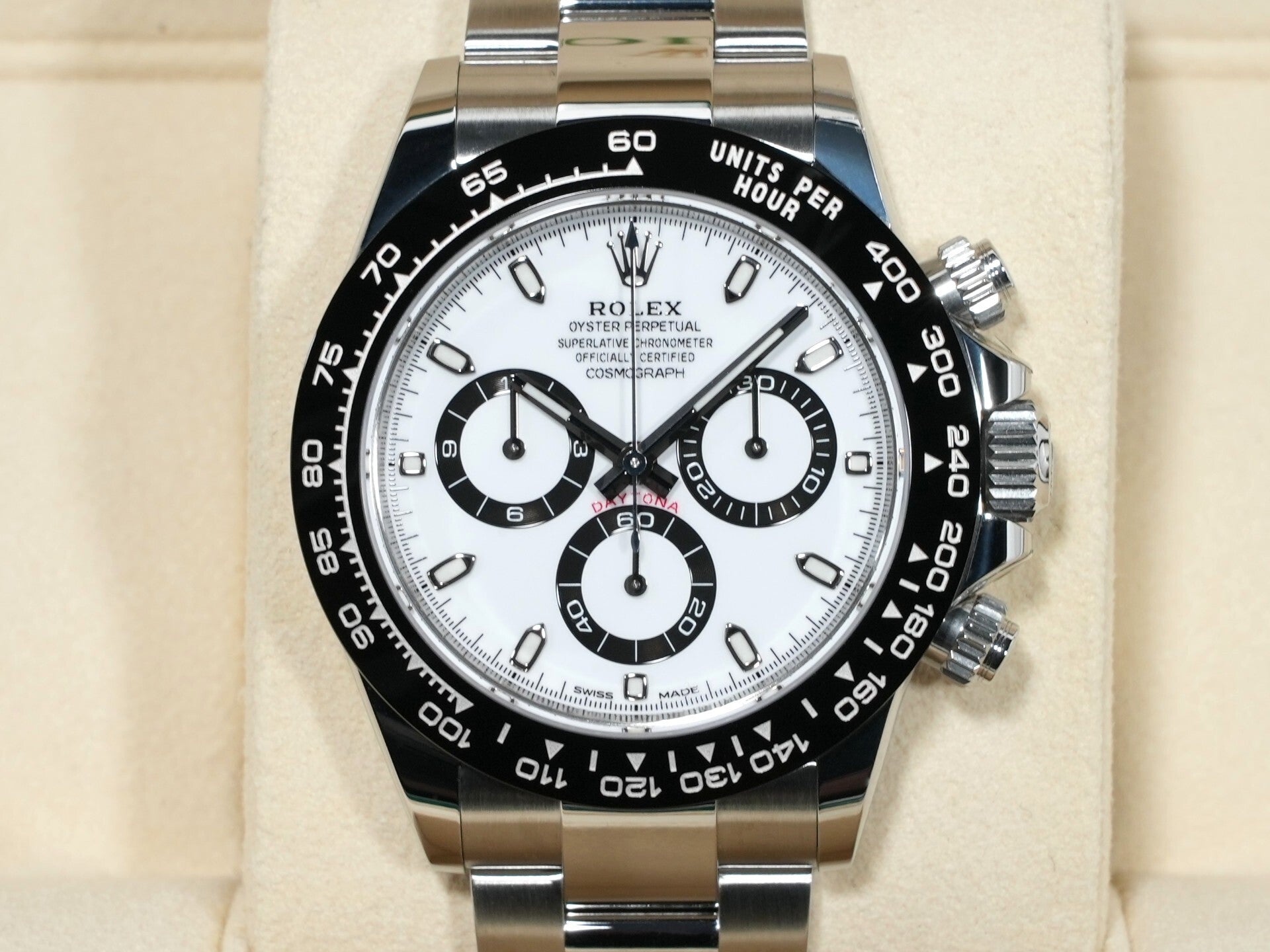 ロレックス デイトナ Ref.116500LN ステンレススチール ホワイト文字盤 未使用 zkwninf2