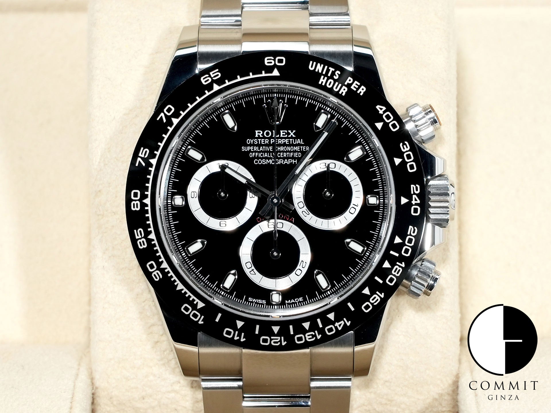 ロレックス デイトナ Ref.116500LN ステンレススチール ブラック文字盤 美中古 5s588ydf