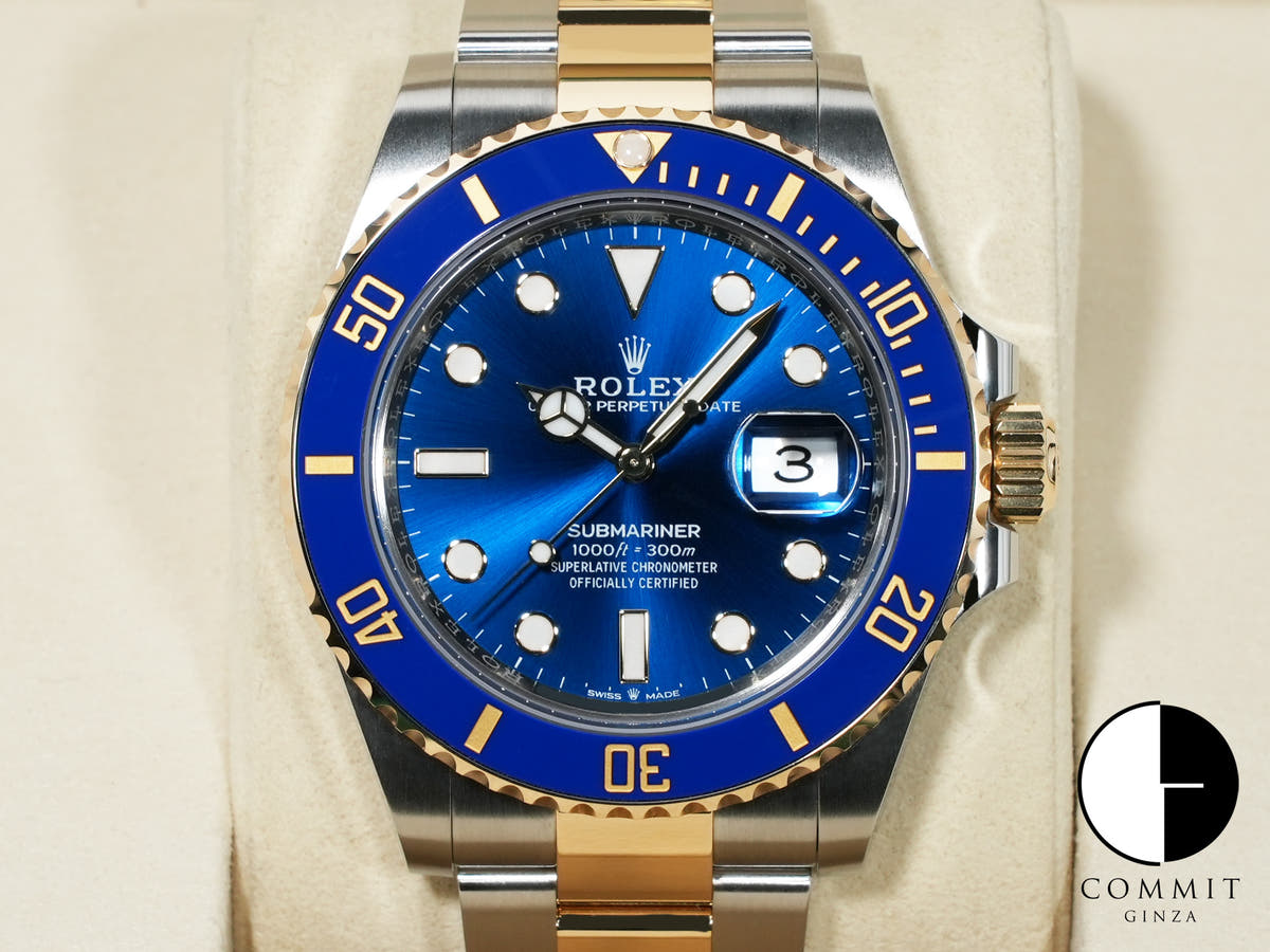 ロレックス サブマリーナー デイト Ref.126613LB ステンレススチール/イエローゴールド ブルー文字盤 未使用 zfthv59m