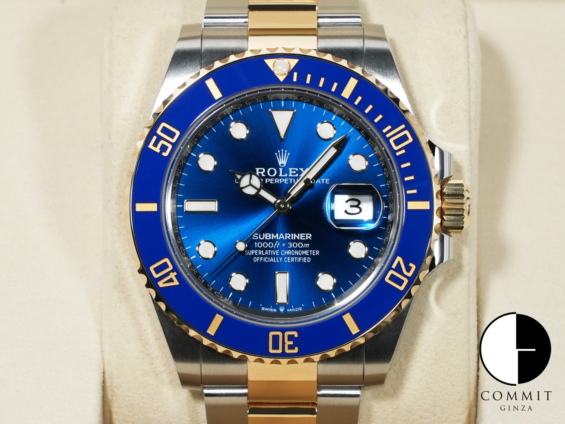 ロレックス サブマリーナー デイト Ref.126613LB ステンレススチール/イエローゴールド ブルー文字盤 未使用 zfthv59m