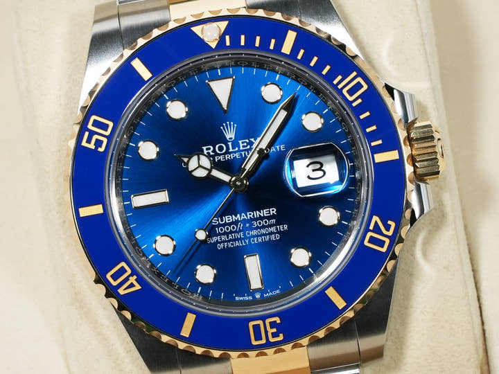 ロレックス サブマリーナー デイト Ref.126613LB ステンレススチール/イエローゴールド ブルー文字盤 未使用 zfthv59m