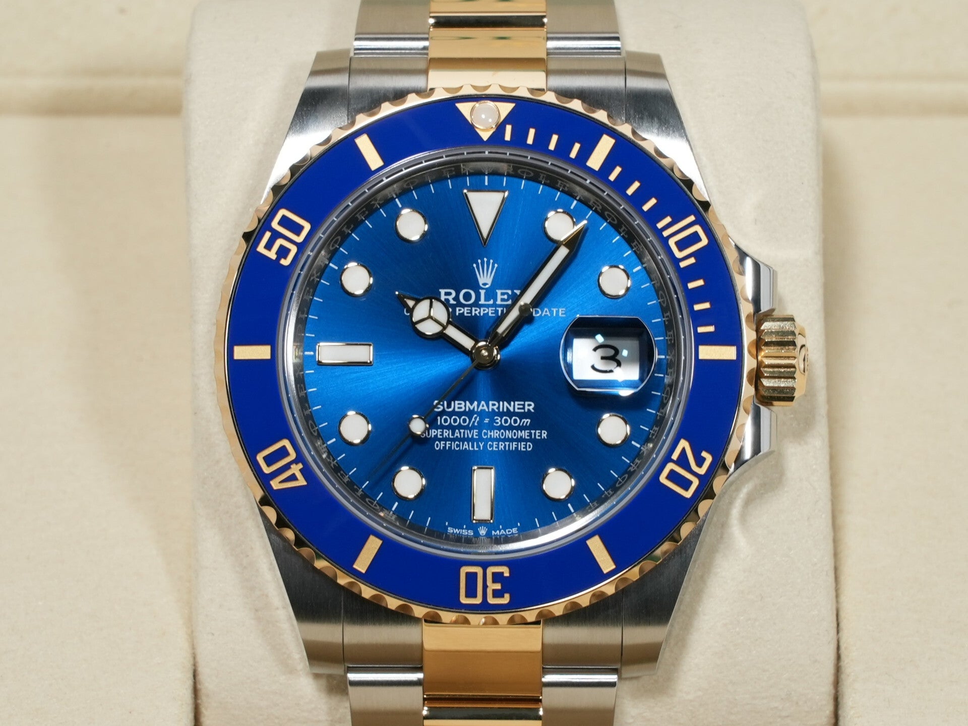 ロレックス サブマリーナー デイト Ref.126613LB ステンレススチール/イエローゴールド ブルー文字盤 未使用 ueh7bnb8