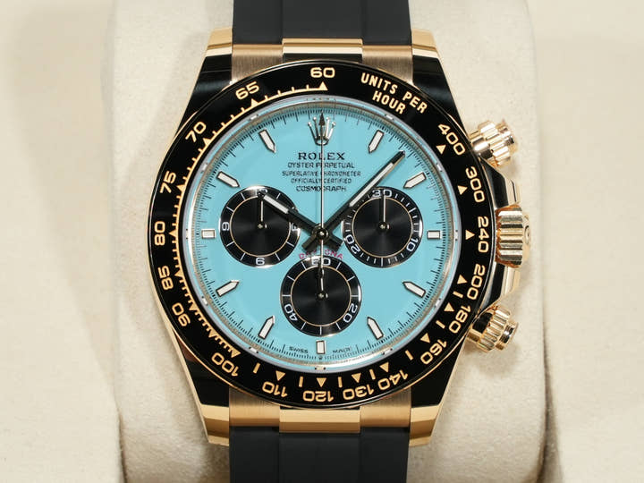 ロレックス デイトナ Ref.126518LN イエローゴールド ターコイズブルー文字盤 未使用 k4t46n3v