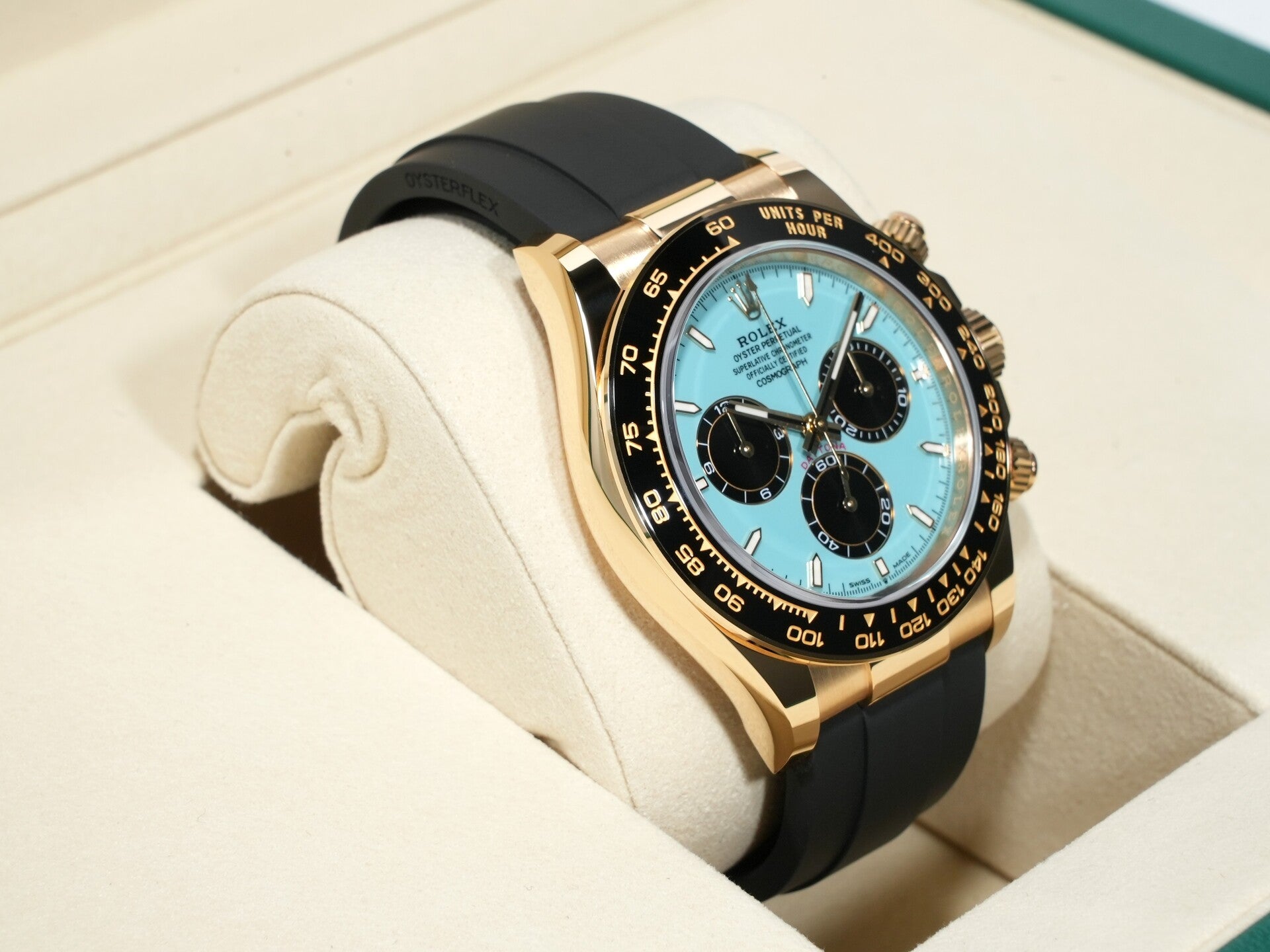ロレックス デイトナ Ref.126518LN イエローゴールド ターコイズブルー文字盤 未使用 k4t46n3v