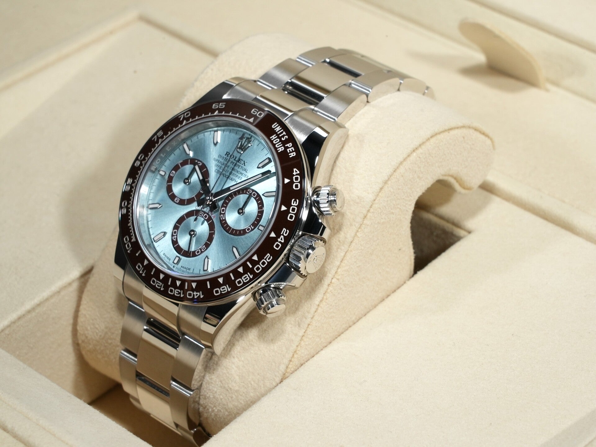 ロレックス デイトナ Ref.126506 プラチナ アイスブルー文字盤 未使用 qux5es78
