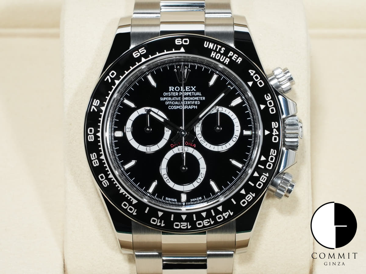 ロレックス デイトナ Ref.126500LN ステンレススチール ブラック文字盤 未使用 xou4u2sg