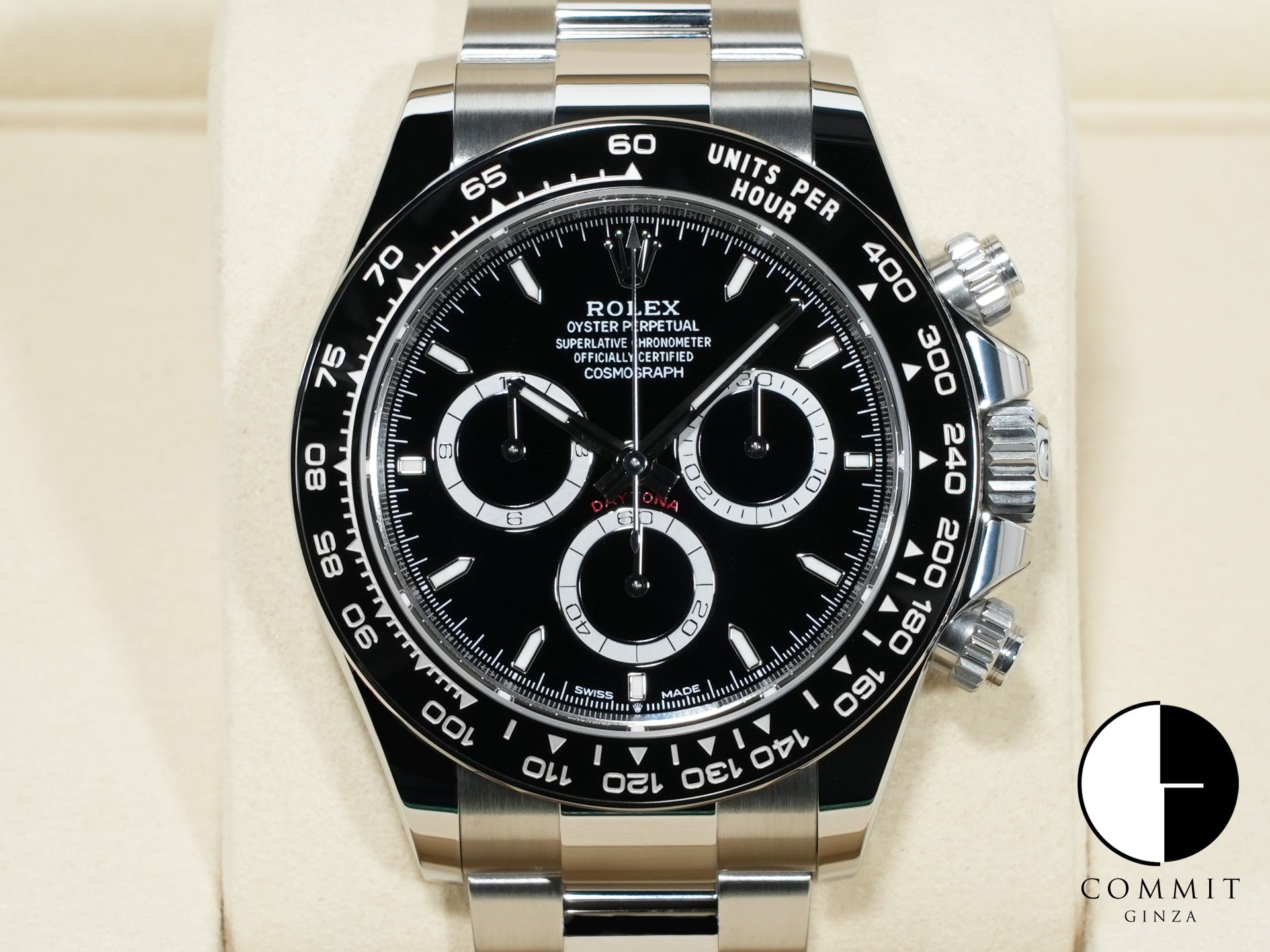 ロレックス デイトナ Ref.126500LN ステンレススチール ブラック文字盤 未使用 xou4u2sg
